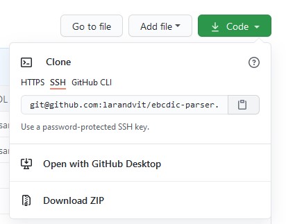 GitHub Repository Copy SSH URL