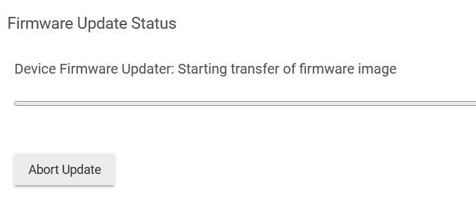 Hubitat firmware update status starting